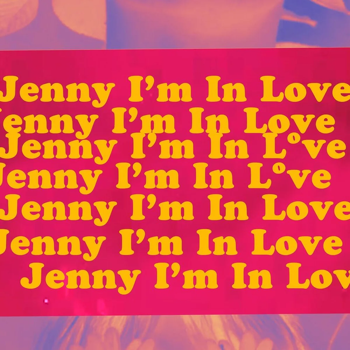 JENNY I M IN LOVE - 마커스웨이,MARCUS WAY